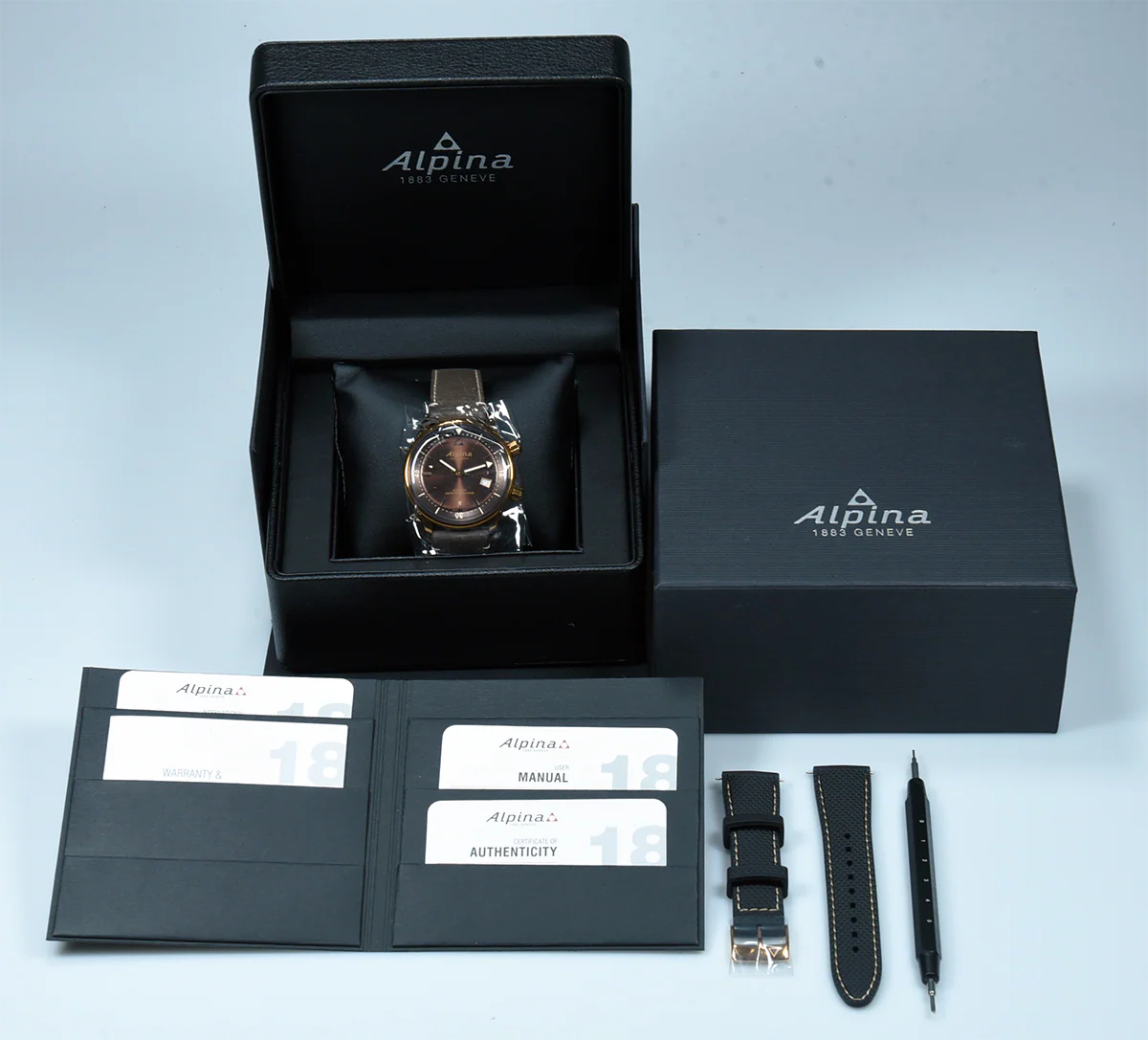 Alpina Seastrong Diver Heritage AL-525BR4H4 (Pre-owned) - Image 8